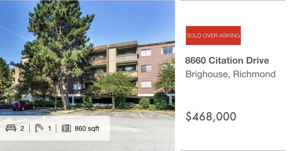 8660 Citation Drive, Brighouse, Richmond (sold over asking)