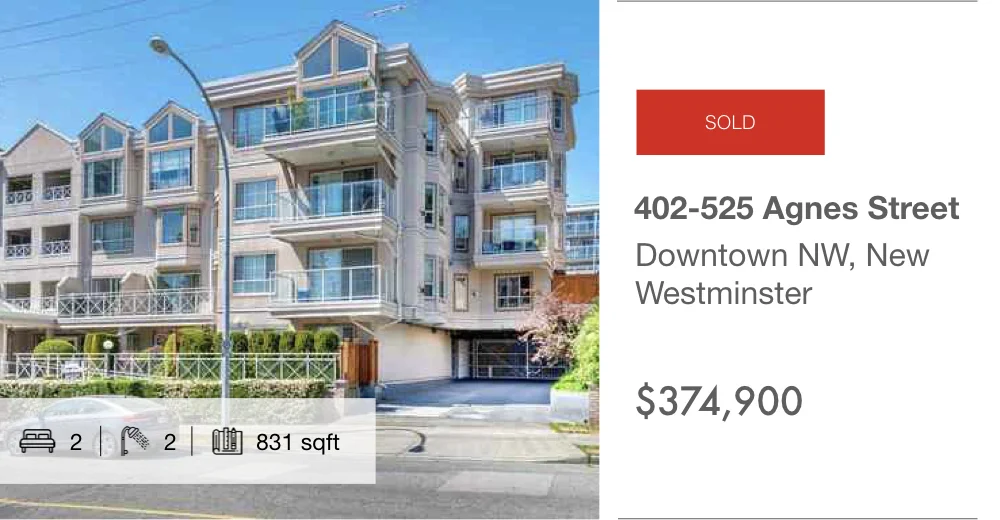 402-525 Agnes Street, Downtown, New Westminster (sold)